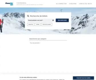 Chamskideal.com(Forfaits Chamskideal) Screenshot