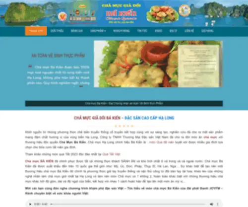 Chamucbakien.com(Chả mực Hạ Long Quảng Ninh❣️hiệu Bá Kiến ngon hết ý❤️) Screenshot