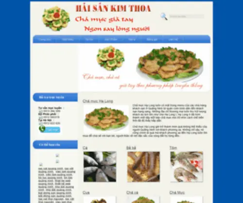 Chamuckimthoa.com(Chả mực Kim Thoa) Screenshot