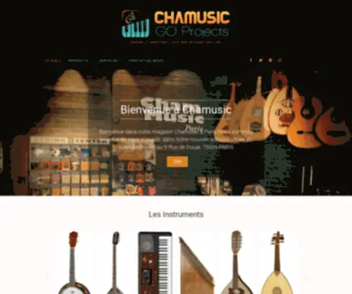 Chamusic.com(Chamusic Nouvelle Direction) Screenshot