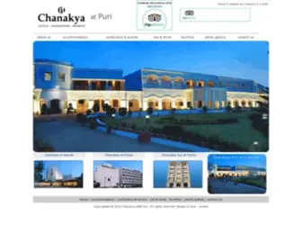 Chanakyabnrpuri.com(Hotel Hotel Chanakya) Screenshot