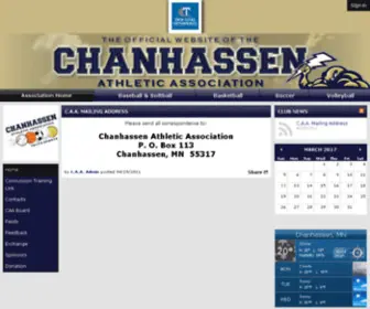 Chanathleticassociation.com(Chanhassen Athletic Association) Screenshot