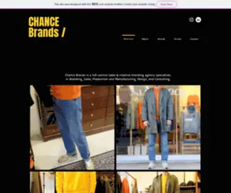 Chancebrands.com(Chance Brands) Screenshot