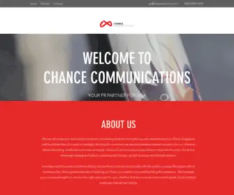 Chancecomm.com(PR Agency in Hong Kong) Screenshot