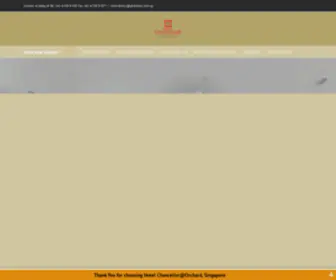 Chancellororchard.com.sg(A hotel by Grand Hotels International) Screenshot