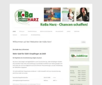 Chancen-Schaffen-IM-Harz.de(KoBa Harz) Screenshot