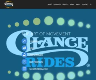 Chancerides.com(CHANCE RIDES) Screenshot