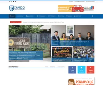 Chanco.cl(Portal Municipal) Screenshot