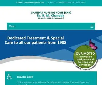 Chandaknursinghome.com(Chandak nursing home fracture) Screenshot