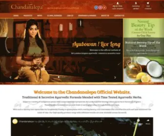 Chandanalepa.lk(Chandanalepa Official Website) Screenshot