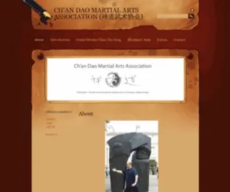 Chandao.co.uk(CH'AN DAO MARTIAL ARTS ASSOCIATION (禅道武术协会)) Screenshot