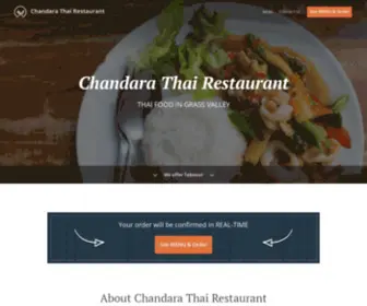 Chandaragrassvalley.com(Order Online for Takeout / Pickup. Here at Chandara Thai Restaurant) Screenshot