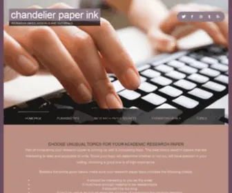 Chandelierpaperink.com(This website) Screenshot