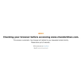 Chanderbhan.com(My Blog) Screenshot