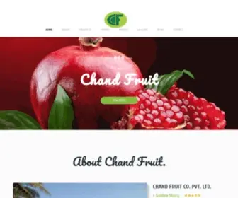 Chandfruits.com(Chand Fruit Co Pvt) Screenshot