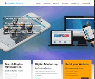 Chandhniinfotech.com(Web Design) Screenshot