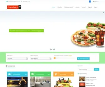 Chandigarh21.com(Chandigarh Yellow Pages) Screenshot