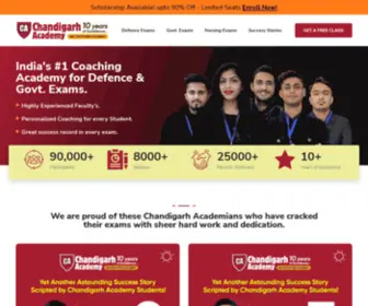 Chandigarhacademy.com(Best for SSC) Screenshot