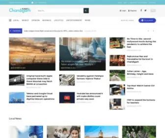 Chandigarhfirst.com(Putting People First) Screenshot