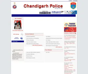 Chandigarhpolice.gov.in(Chandigarh Police) Screenshot