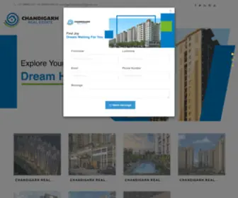 Chandigarhrealestate.net(Chandigarh Real Estate) Screenshot