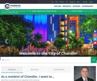 Chandleraz.gov(Chandler, Arizona) Screenshot