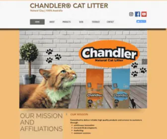 Chandlercatlitter.com.au(Chandler Cat Litter Range) Screenshot