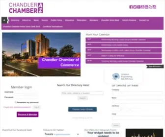 Chandlerchamber.com(Chandler Chamber of Commerce) Screenshot