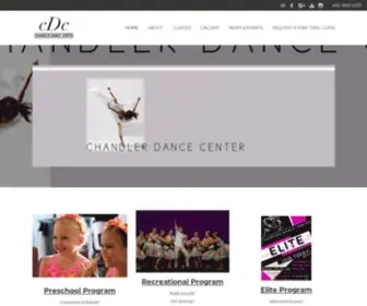 Chandlerdancecenter.com(Chandler Dance Center) Screenshot