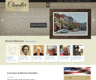 Chandlerfuneral.com(Chandler Funeral Home) Screenshot