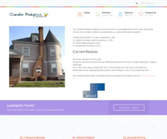 Chandlerpediatricsofworcester.com(Chandler Pediatrics of Worcester) Screenshot