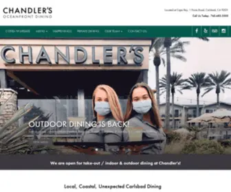 Chandlerscarlsbad.com(Chandler's Restaurant) Screenshot