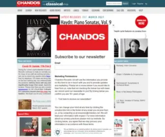 Chandos-Records.com(Chandos Records Classical Music CDs and MP3 Downloads OnLine) Screenshot