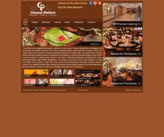 Chandpalace.com(Chand Palace Banquet Hall NJ) Screenshot