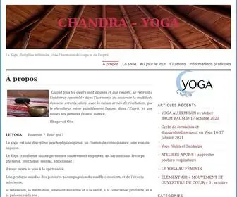 Chandra-Yoga.org(CHANDRA) Screenshot