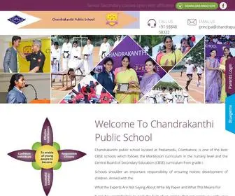 Chandrapublic.edu.in(CBSE Schools in Coimbatore) Screenshot