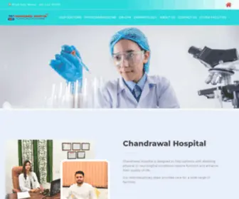 Chandrawalhospital.in(Multispeciality Hospital) Screenshot