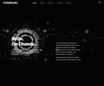 Chandu4U.com(UI UX Designer Hyderabad) Screenshot