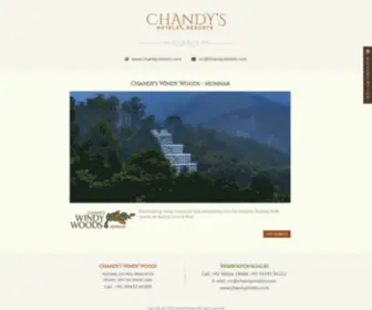 Chandyshotels.com(Chandy's Windy Woods Munnar) Screenshot