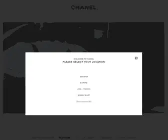 Chanel.cn(CHANEL Official Website) Screenshot