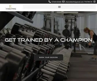 Chanellfitness.com(Get trained by a Champion) Screenshot