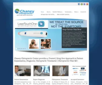 Chaneychiro.com(Chiropractor Flint MI) Screenshot