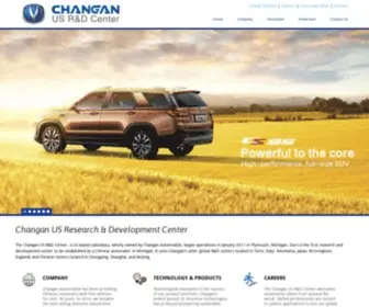 Changanusa.com(Changan US Research & Development Center) Screenshot