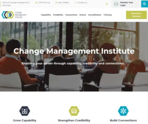Change-Management-Institute.com(Change Management Institute) Screenshot