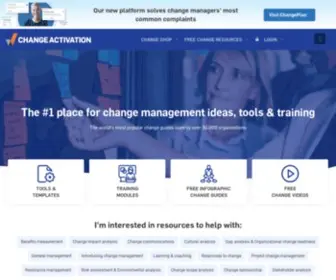 Changeactivation.com(Change Management Process) Screenshot