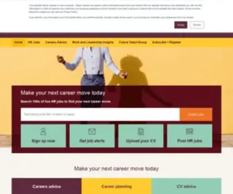 Changeboard.com(HR jobs) Screenshot