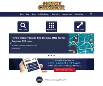 Changechecker.org(Find, Collect and Swap all the commemorative UK coins in your pocket) Screenshot