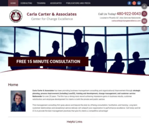 Changeexcellence.com(Carla Carter & Associates) Screenshot