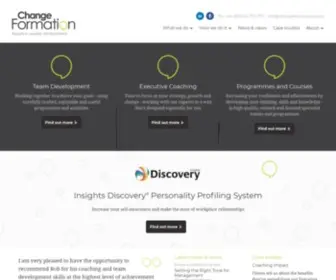 Changeformation.co.uk(Change Formation) Screenshot