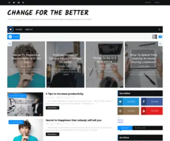 Changeforthebetter.xyz(Change For The Better) Screenshot